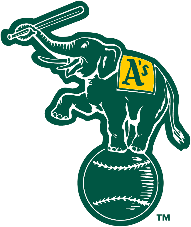 Oakland Athletics 1988-1992 Alternate Logo vinyl decal